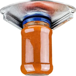 Under Cabinet Jar Opener Stainless Steel Lid Bottle Opener for Weak Hands