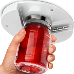 Jar Opener for Weak Hands Seniors w/ Arthritis Under Cabinet Lid Opener US