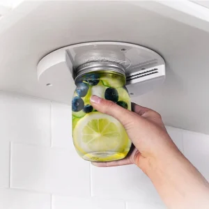 EZ Off Jar Opener – 2 Pack | Under Cabinet Jar Opener for Weak Hands