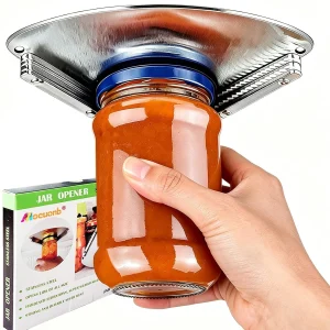 Under Cabinet Jar Opener for Weak Hands Lid Cap Opener Tool Senior Friendly